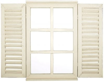 Mirror Window w/Moveable Doors