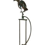 Metal Bird Rocker Stake w/Hat - Image 4