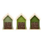 Shades of Green Bee House, 3 Asst. Colors