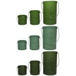 Shades of Green Set of 3 Wind Lights, 3 Asst. Colors