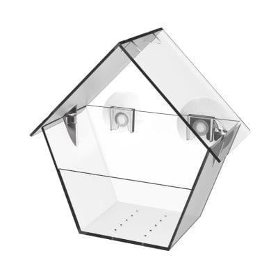 Acrylic Window House Bird Feeder