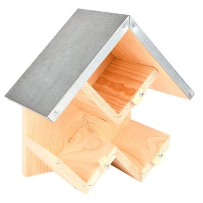 Triple Peanut Butter House w/Lock, Wood/Metal