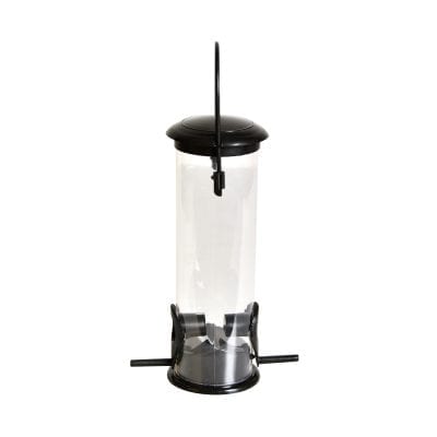 Silo Feeder w/Two Openings, Black