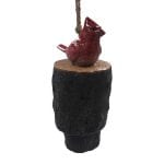Cardinal on Tree Stump Wind Chime