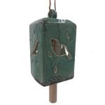 Square Bird Impression Wind Chime, 2 Asst. Colors - Image 2