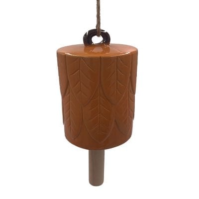 Round Leaf Wind Chime, 2 Asst. Colors