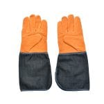 Denim Long Garden Gloves - Image 4