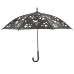 Children's Umbrella w/Reflecting Stars, Black
