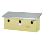 Horizontal Sparrow Condo, Wood/Metal