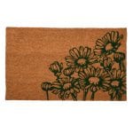 Flower Coir Doormat