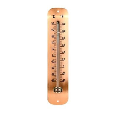 Copper Plated Thermometer, Metal