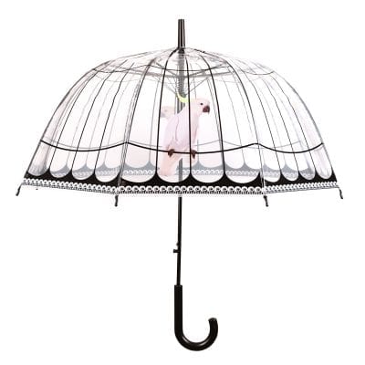 Transparent Birdcage Umbrella
