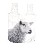 Farm Animal Foldable Shopping Bag, Black/White, 4 Asst. Styles - Image 4