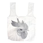 Farm Animal Foldable Shopping Bag, Black/White, 4 Asst. Styles - Image 5