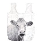 Farm Animal Foldable Shopping Bag, Black/White, 4 Asst. Styles - Image 6