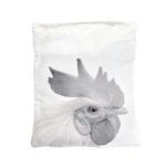 Farm Animal Foldable Shopping Bag, Black/White, 4 Asst. Styles - Image 7
