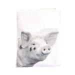 Farm Animal Foldable Shopping Bag, Black/White, 4 Asst. Styles - Image 8