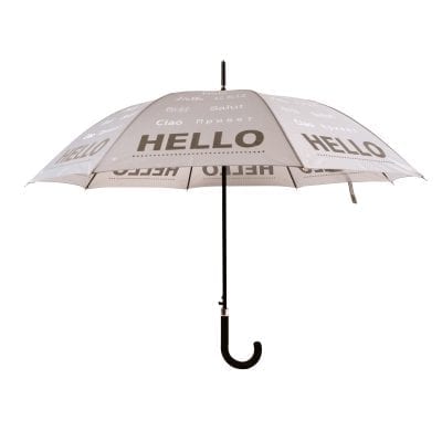"HELLO" Reflective Umbrella
