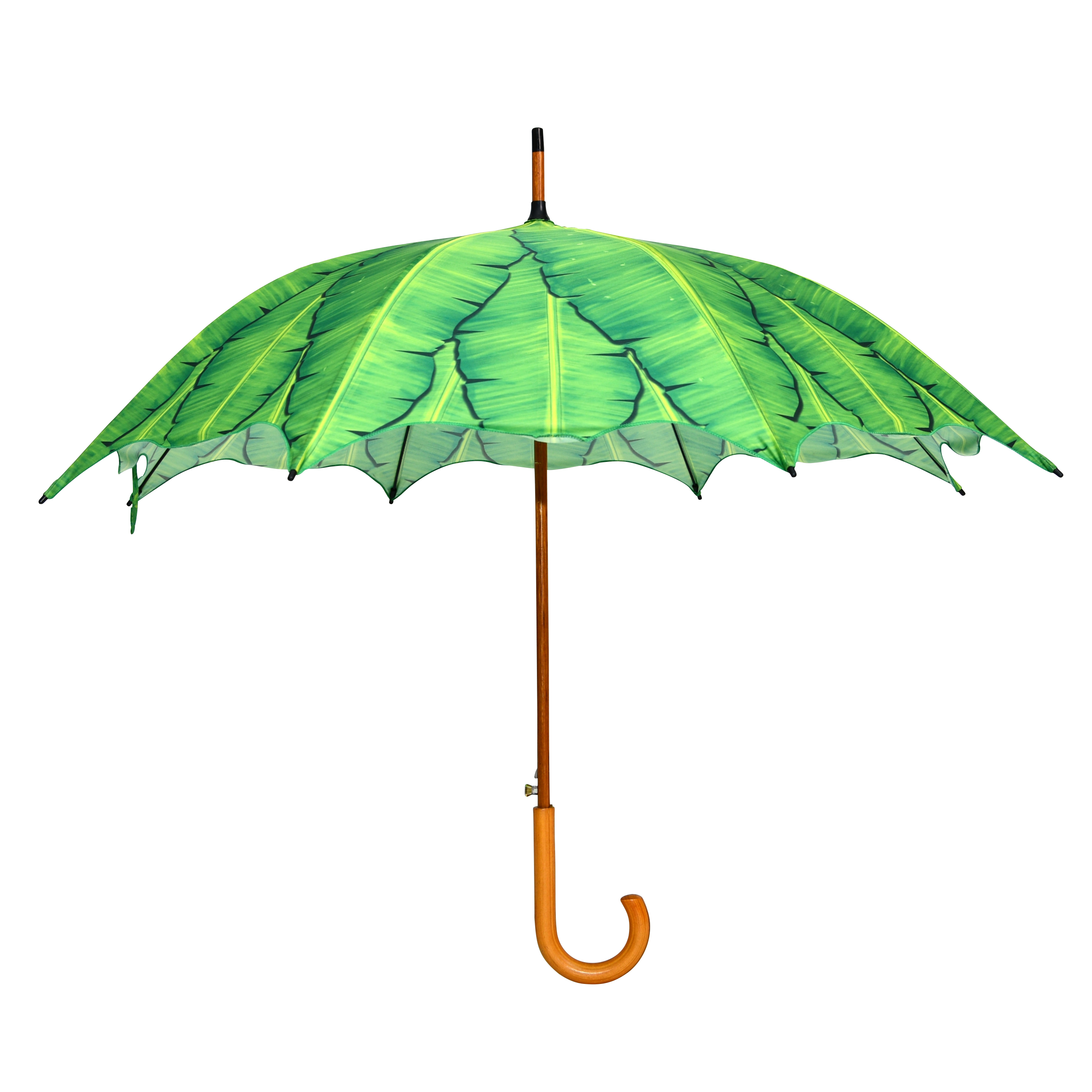 Ручка зонтика. Зонт банан. Пляжный зонтик. Тропический зонтик. Узорчатый зонтик.