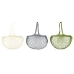 Net Shoulder Bag, White/Blue/Green, 3 Asst. Colors