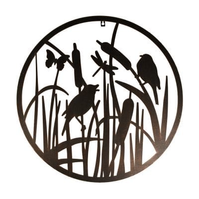Round Garden Wall Art