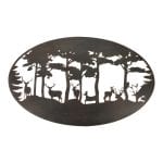Oval Deer Wall Art