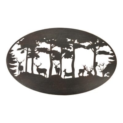 Oval Deer Wall Art