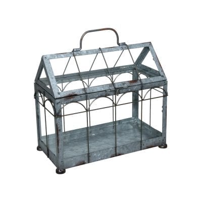 Greenhouse, Aged Metal - Small