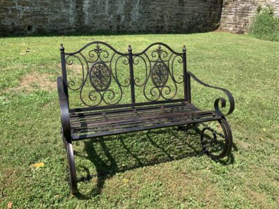 Metal Rocking Bench