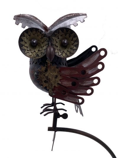 Steampunk Owl in Flight Rocker