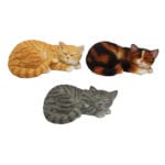 Sleeping Cat, Resin, 3 Asst. Styles