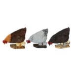 Hen w/Chicks, Resin, 3 Asst. Styles