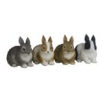 Dwarf Rabbit, Resin, 4 Asst. Styles