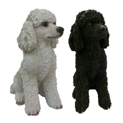 Sitting Poodle, Resin, 2 Asst. Styles