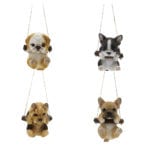 Hanging Puppy, Resin, 4 Asst. Styles