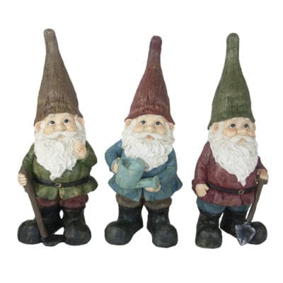 Gnome, Resin, 3 Asst. Styles - Large