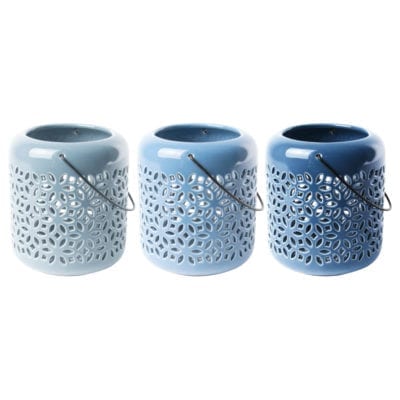 Shades of Blue Windlight, 3 Asst. Colors - Large