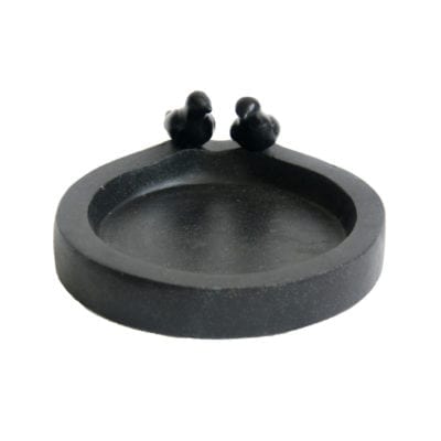 Round Bird Bath w/Birds, Terrazzo