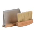 Table Dust Pan and Broom, Metal/Wood