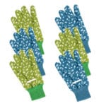 3 Pk. Print Gloves, Cotton - Medium