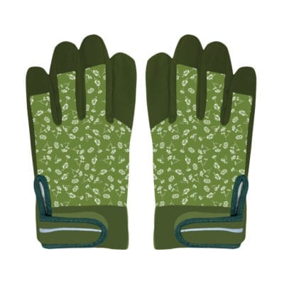 Print Garden Workwear Gloves - Medium