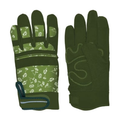 Lined Print Garden Gloves - Medium