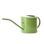 Enamel Look Watering Can, Green