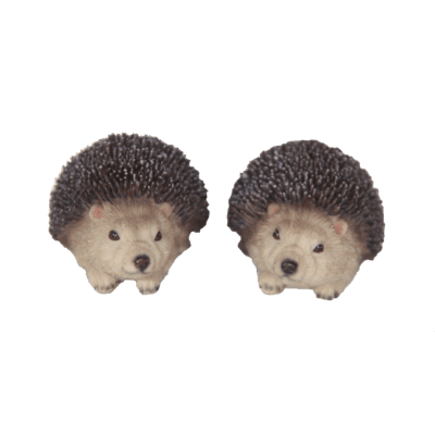 Hedgehog, Resin, 2 Asst. Styles - X Small