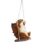 Squirrel on Swing, Resin
