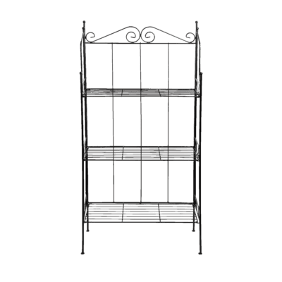 3 Shelf Etageres, Black