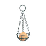 Open Top Suet Ball Holder, Metal, Green