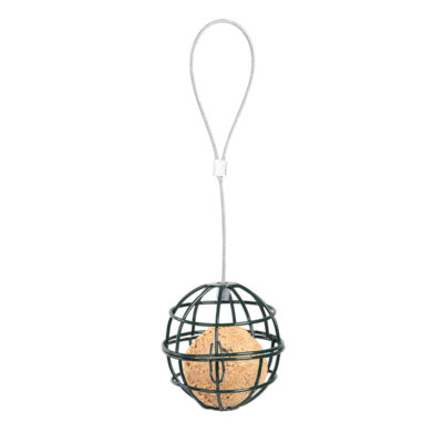 Suet Ball Holder, Metal, Green