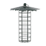 Suet Ball Dispenser w/Leaf Roof, Metal