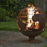 Earth Fire Sphere, Rust Finish - X Large - Image 3